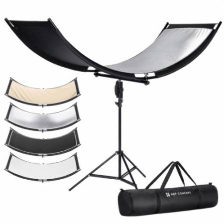 K&F Concept KF4975 - zestaw 4w1, zakrzywiona blenda U-Shape (U-kształtna)